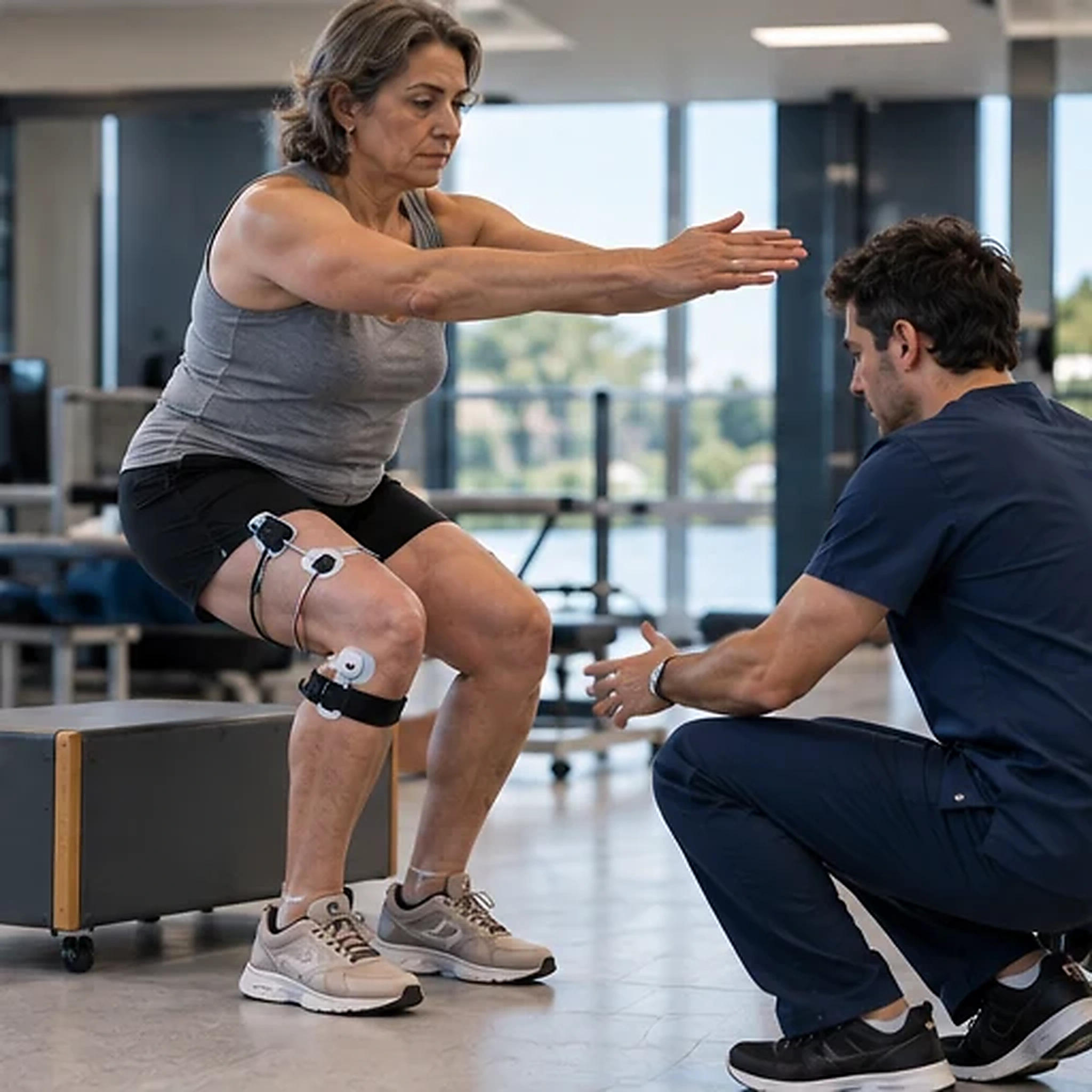 Post-TKA Rehabilitation & Functional Monitoring research scene