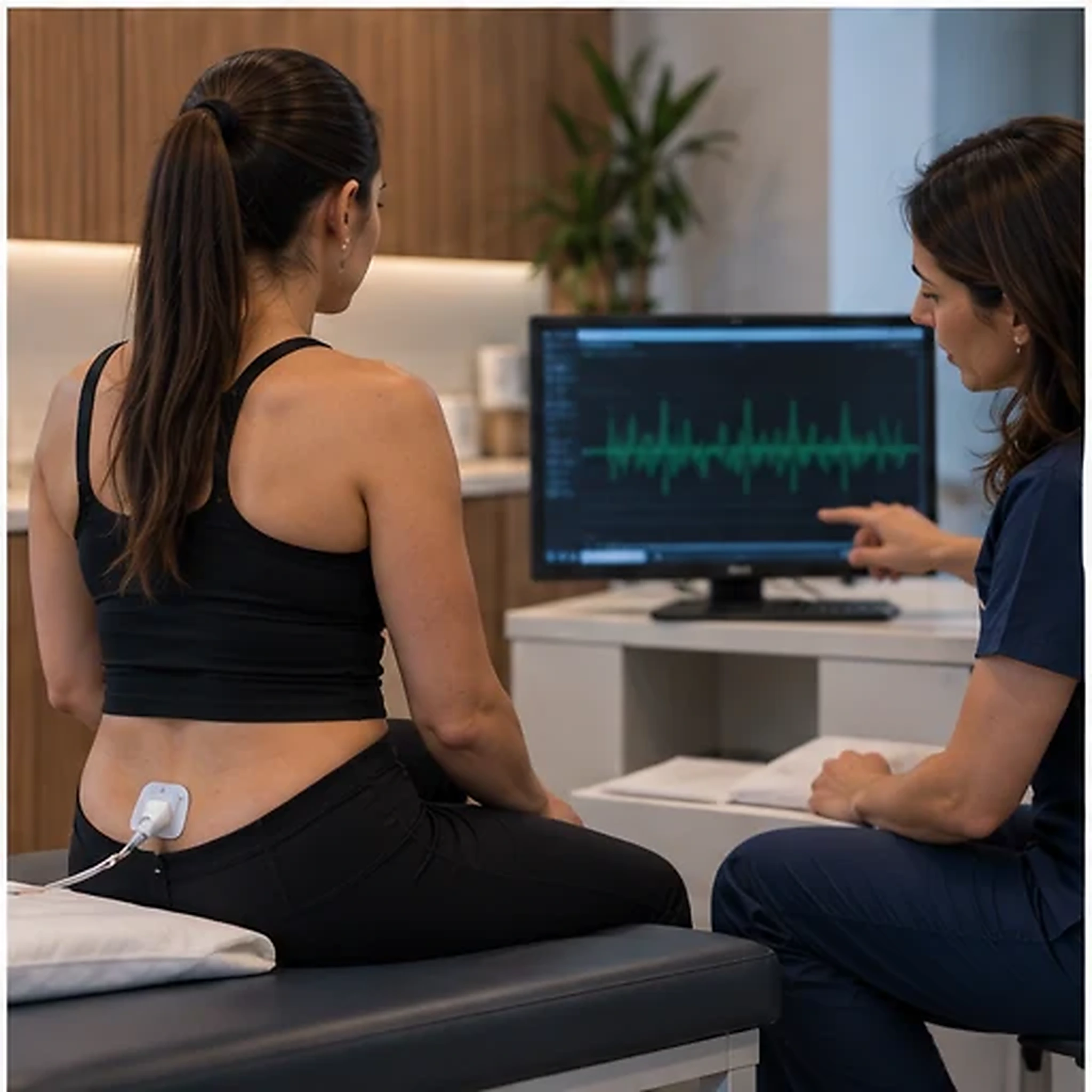 Pelvic Floor EMG Assessment & Biofeedback research scene
